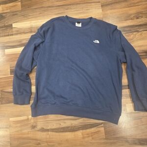 The North Face Men's Navy Blue Crewneck Sweatshirt